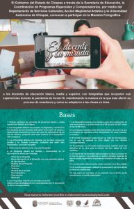Convocan a docentes a participar en muestra fotográfica sobre sus experiencias en el confinamiento