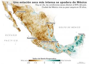 NASA advierte sequía en México