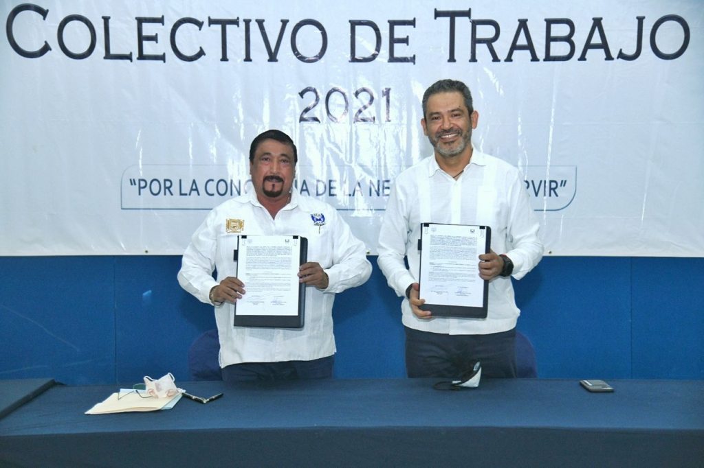 Se firma en la UNACH el contrato colectivo con el Sindicato del Personal Académico