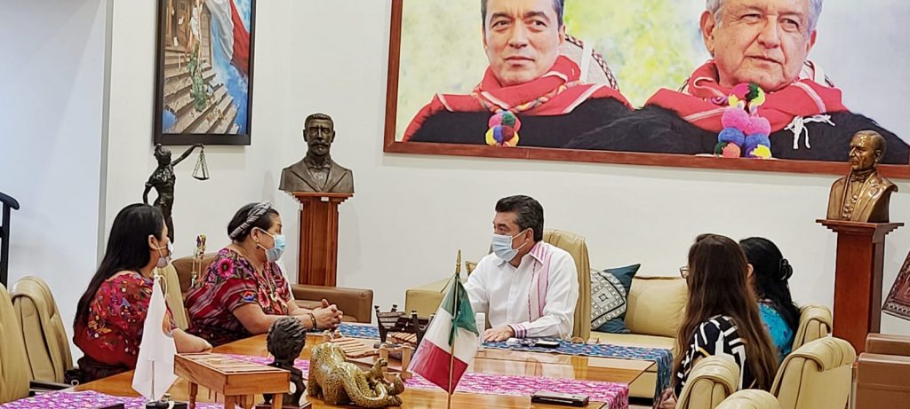 Sostiene Rutilio Escandón encuentro con Rigoberta Menchú, Premio Nobel de la Paz