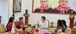 Sostiene Rutilio Escandón encuentro con Rigoberta Menchú, Premio Nobel de la Paz