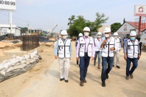 Supervisan construcción del paso a desnivel en Libramiento Sur de Tuxtla Gutiérrez