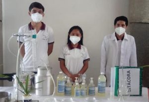 Crean estudiantes del Cecyte Chiapas gel antibacterial natural con base de Saponina Esteroidal