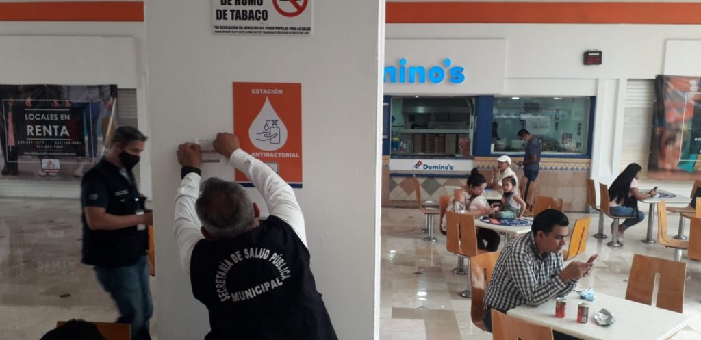 Fortalecen campaña #No me confío, #Uso cubreboca, en centros comerciales de Tapachula