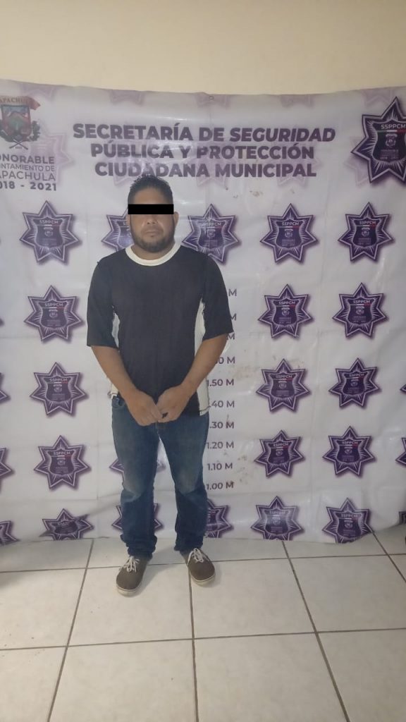 Policías Municipales detienen a acosador sexual en Tapachula