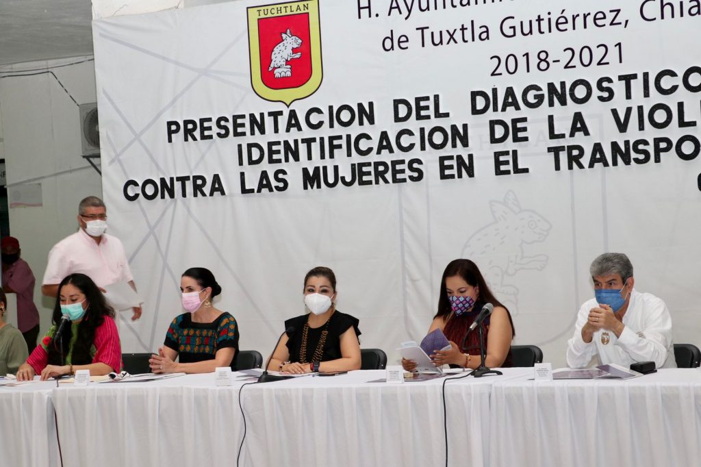Presentan Diagnóstico para la Identificación de la Violencia contra las mujeres en el transporte público en Tuxtla