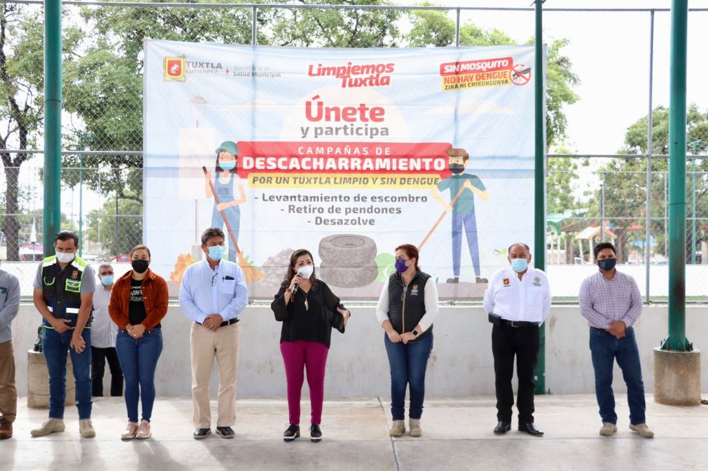 Arranca Ayuntamiento de Tuxtla Jornada de Descacharramiento en San José Terán