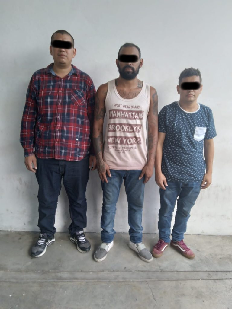 En operativo de seguridad detienen a tres nicaraguenses con drogas en Tapachula