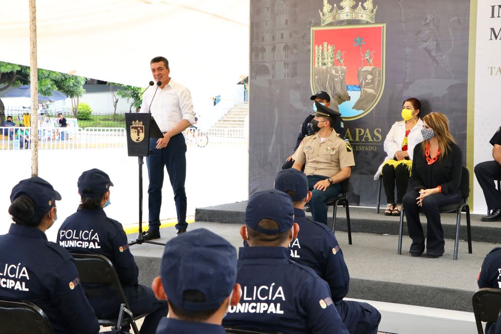 En Tapachula inaugura Rutilio Escandón la primera Unidad de Atención Médica Policial de Chiapas