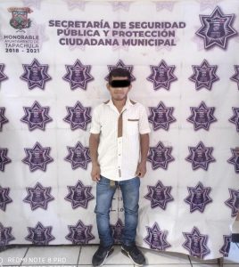 Lo pescan por acoso sexual en Tapachula