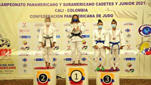 Ariana de la Cruz se cuelga el bronce en el Panamericano de Judo en Colombia