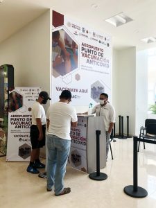 Chiapas, primera entidad en contar con punto de vacunación en aeropuerto