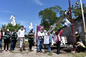 Colonia Buenaventura de Tapachula se beneficiará con alumbrado público