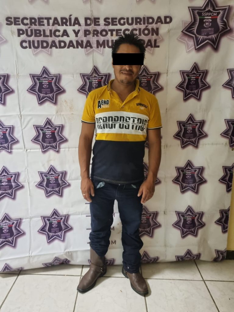 Lo detuvieron por violencia familiar en colonia de Tapachula