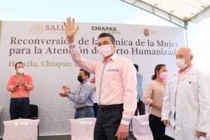 En Huixtla, Rutilio Escandón pone en marcha la primera Clínica de la Mujer para la Atención de Parto Humanizado