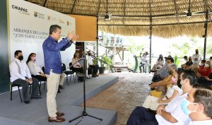 En Tapachula, Rutilio Escandón inaugura la Semana Restaurantera