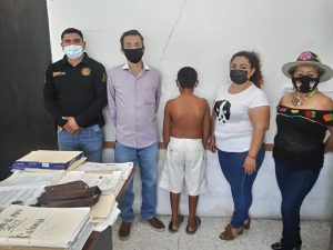 FGE rescata a menor víctima de violencia infantil en Catazajá