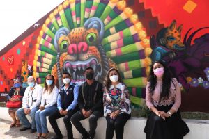 Inauguran mural “Raíz Zoque” con motivo al Día Internacional de las Juventudes