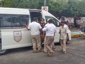 INM y GN realizan redada. Cacería de migrantes irregulares en parque central de Tapachula
