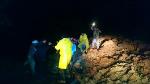 Rescata PC de Tapachula a familia atrapada por derrumbe en la zona alta