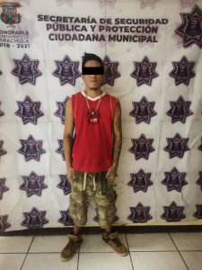 Policía Municipal de Tapachula detiene a otro amigo de lo ajeno
