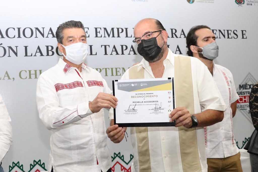 Rutilio Escandón inaugura Feria Nacional del Empleo para Jóvenes e Inclusión Laboral 2021, en Tapachula