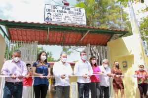 Rutilio Escandón inaugura remodelación integral de la Escuela Primaria “Dr. Emilio Rabasa Estebanell”