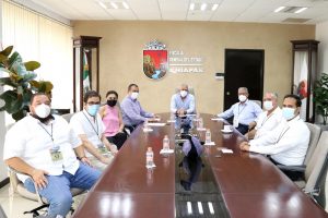 Se reúne Fiscal General con integrantes del Consejo Estatal de Notarios de Chiapas