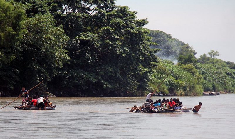 Solapan INM y Guardia Nacional tráfico de seres humanos en Chiapas