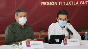 Comparte Zoé Robledo avances de vacunación Covid-19 a presidentes de la Mesa de Seguridad Región 11 Metropolitana
