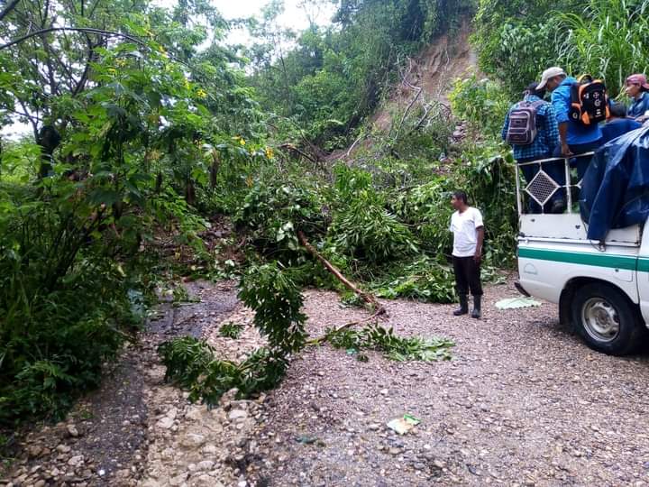 Derrumbes bloquean carreteras en la zona norte del Estado