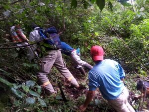 Estudian deslizamiento de suelo en Pantepec