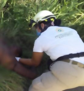 Localizan cadáver de mujer haitiana cerca de la carretera entre Suchiate y Puerto Madero en Tapachula 