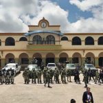 Fuerzas de seguridad federal y estatal realizan operativo preventivo y disuasivo en Oxchuc