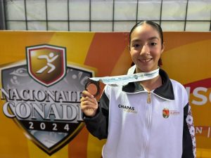 Atletismo concluye su participación en los Nacionales Conade 2024 con 3 medallas, 1 plata y 2 de bronce
