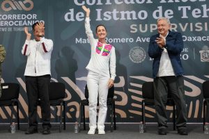 Claudia Sheinbaum se compromete a consolidar el Proyecto del Tren Interocéanico