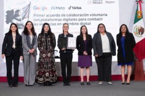 Gobierno de México firma primer acuerdo de colaboración voluntaria con Google, Meta y Tiktok para combatir violencia digital contra las mujeres00001