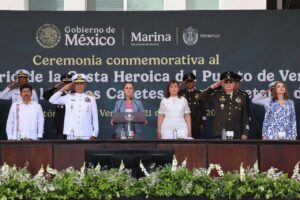 El amor al pueblo vence al entreguismo y a la ambición; la patria se ama y defiende Presidenta Claudia Sheinbaum en 112 Aniversario de la defensa del Puerto de Veracruz00001