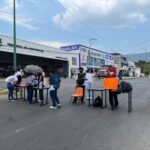 Bloquean Calzada al Sumidero de TGZ normalistas, piden les den plazas directas.