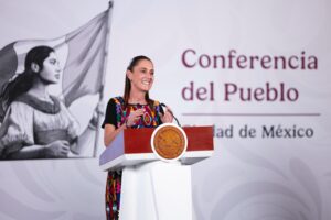 La construcción de la paz en México es reconocida internacionalmente Presidenta Claudia Sheinbaum celebra mejoría del 5.1_ en 2025 en el índice de paz del IEP00002