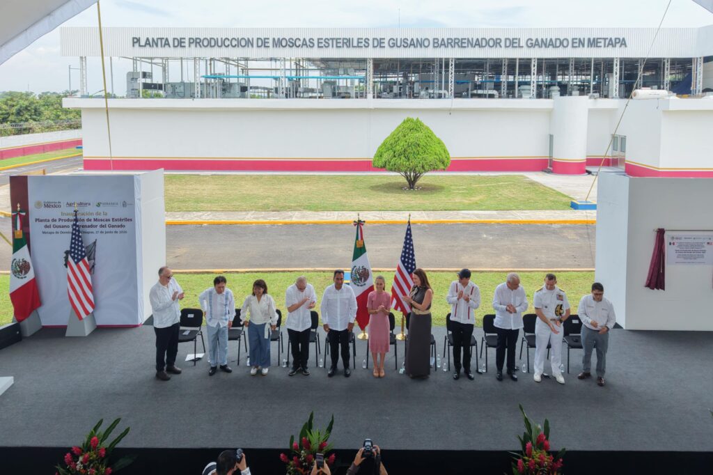 Presidenta Claudia Sheinbaum inaugura Planta de Producción de Moscas Estériles del Gusano Barrenador del Ganado en Metapa de Domínguez, Chiapas1
