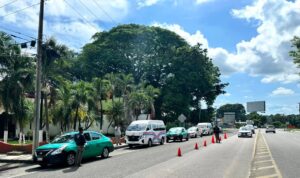 Realiza operativos de supervisión y revisión la SMyT en municipios fronterizos con Guatemal