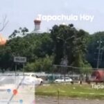 Tapachula. Solicitan intervención de la CFE por cables de alta tensión en mal estado en la 4a. Av. Sur cerca de la Iglesia Luz del Mundo.