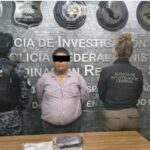 José «N» fue detenido con un arma de fabricación artesanal y presunta droga, en la colonia Esmeralda, en Cintalapa.
