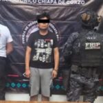 José”N”(a) “El Guiby” fue detenido en Chiapa de Corzo en posesión de droga”Cristal”.