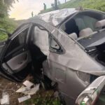 Pijijiapan. Víctor Eduardo Alegría Pérez, resultó lesionado al volcar su automóvil sobre la ruta Pijijiapan-Tonalá.