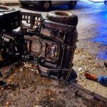 Se volcó cuatrimoto y fueron a parar al hospital las dos ocupantes.